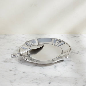 Fleur-De-Lis Plate with Server 10