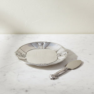 Fleur-De-Lis Plate with Server 11