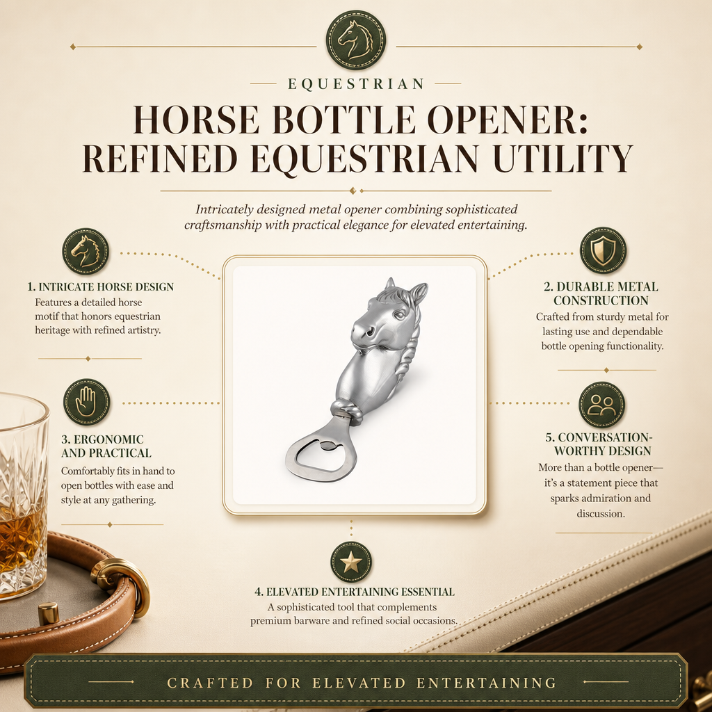 Horse Bottle Opener: Refined Equestrian Utility
