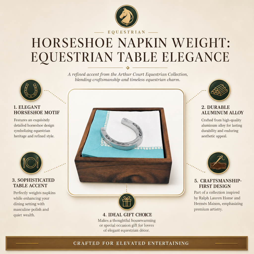Horseshoe Napkin Weight 9