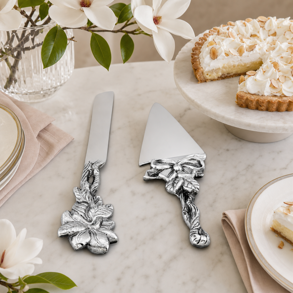Magnolia Cake Knife and Pie Server 6