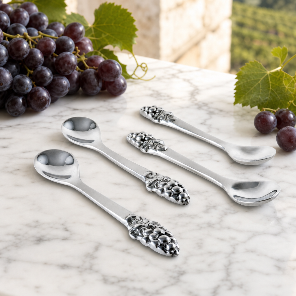 Grape Set/4 Spoons 1