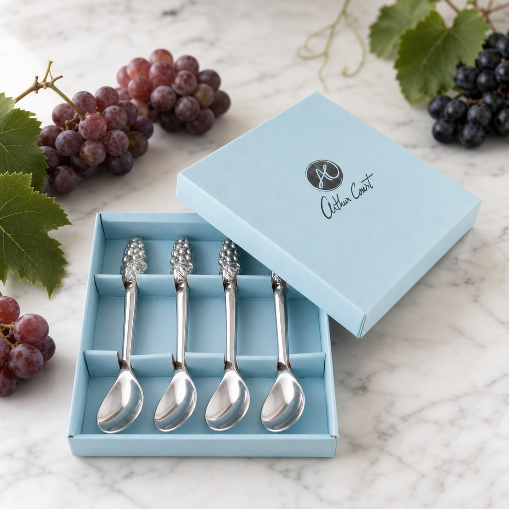 Grape Set/4 Spoons 3