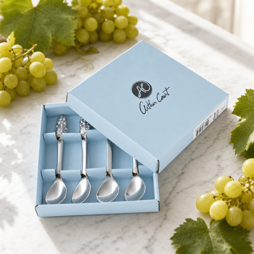 Grape Set/4 Spoons 3