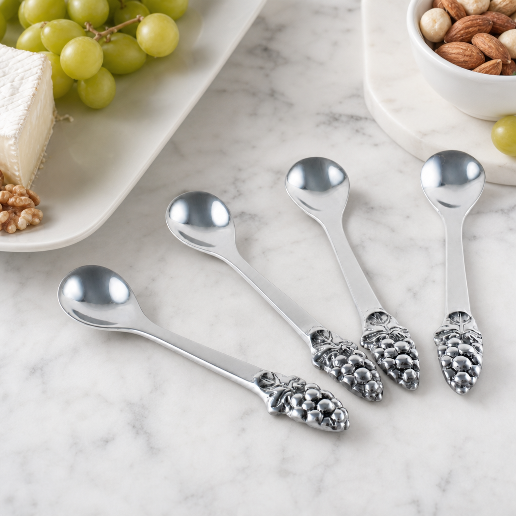 Grape Set/4 Spoons 6