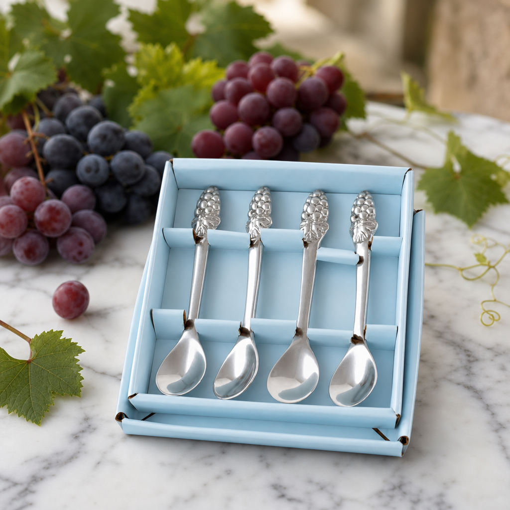 Grape Set/4 Spoons 5