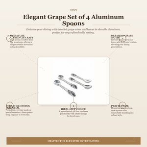 Grape Set/4 Spoons 6