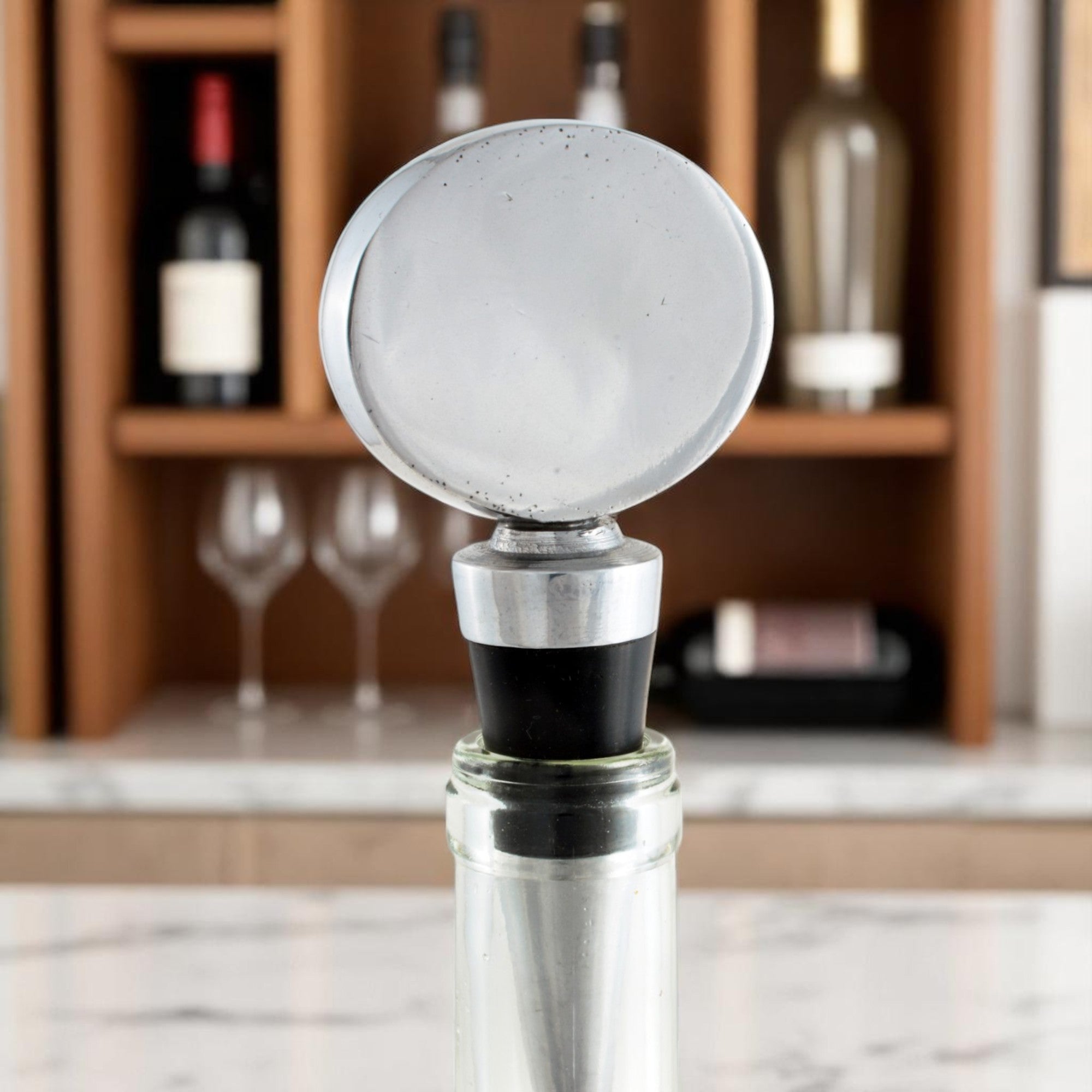 Engravable Oval Bottle Stopper