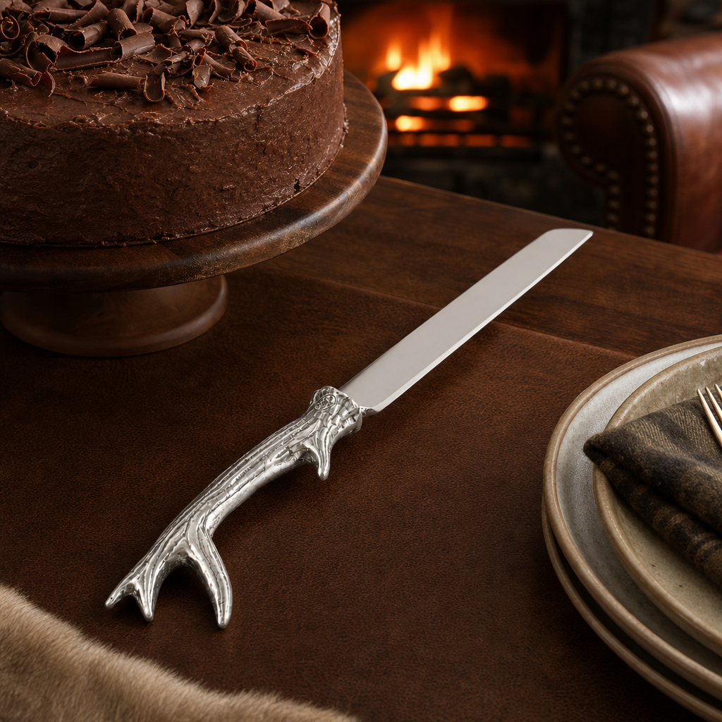 Antler Cake Knife 8
