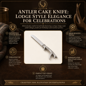 Antler Cake Knife 11