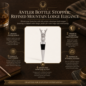 Antler Bottle Stopper 12