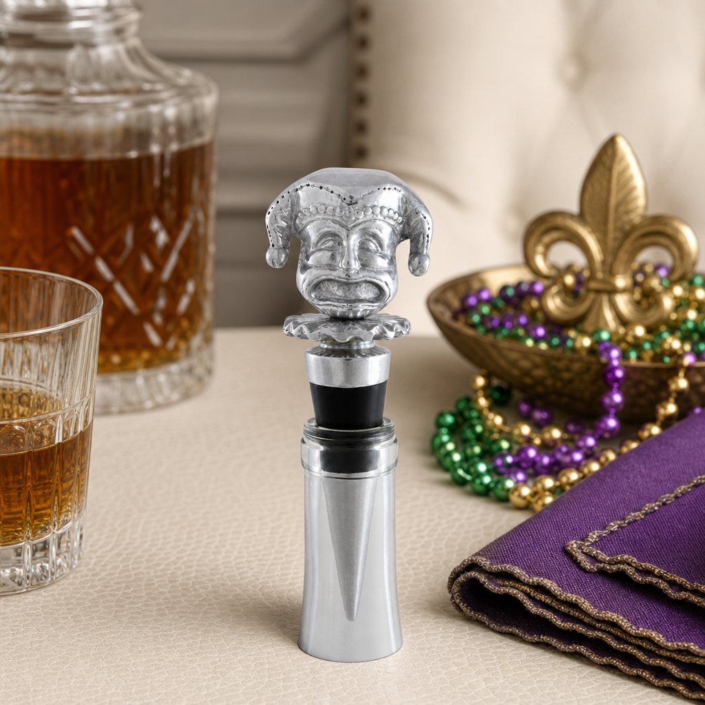 Mardi Gras Bottle Stopper 2