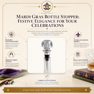 Mardi Gras Bottle Stopper 9