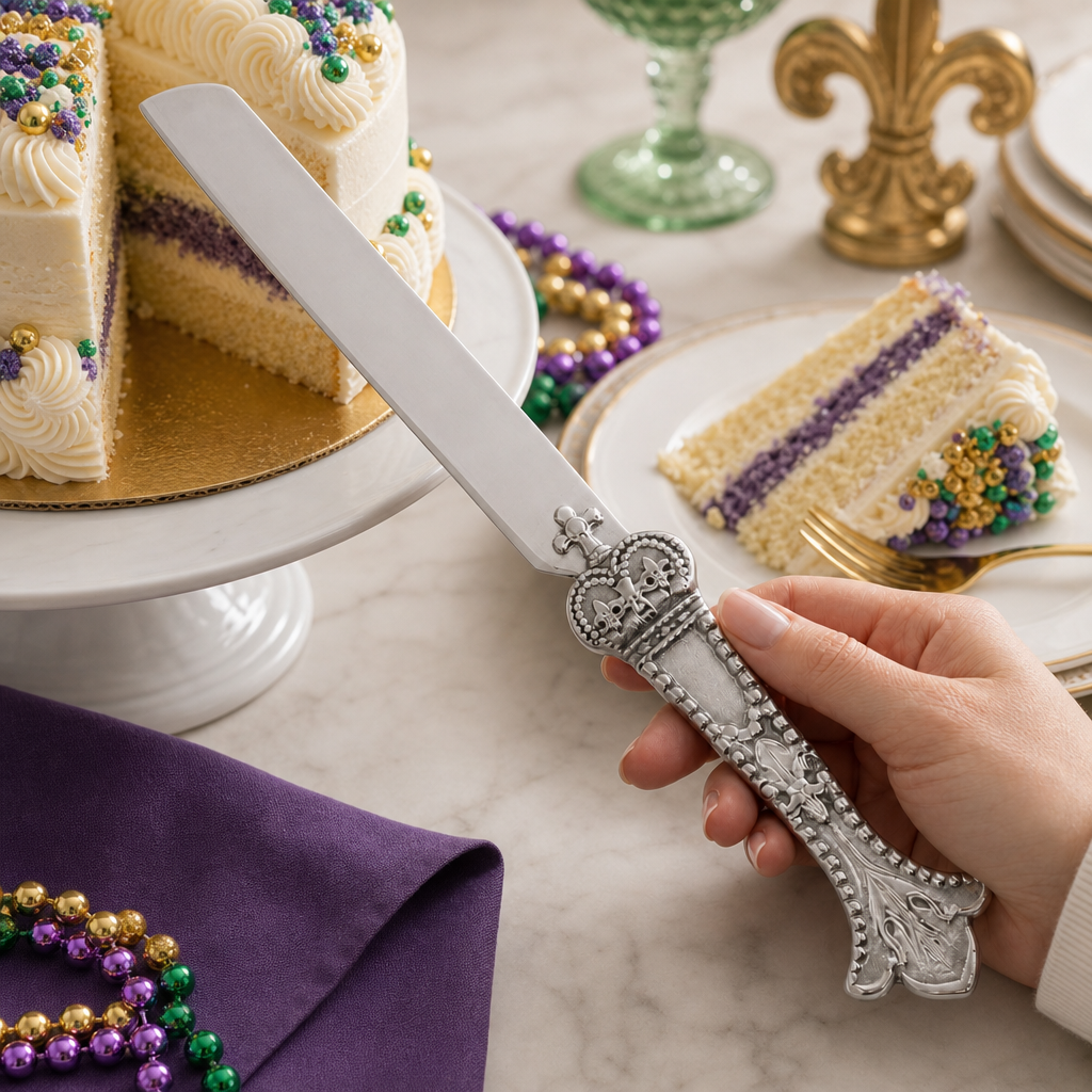 Mardi Gras Cake Knife 5