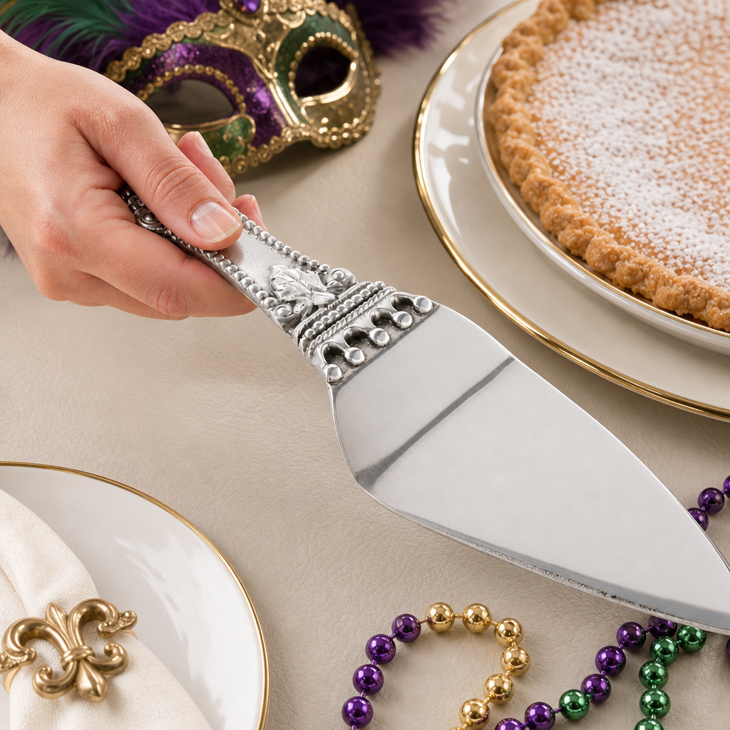 Mardi Gras Pie Server 3