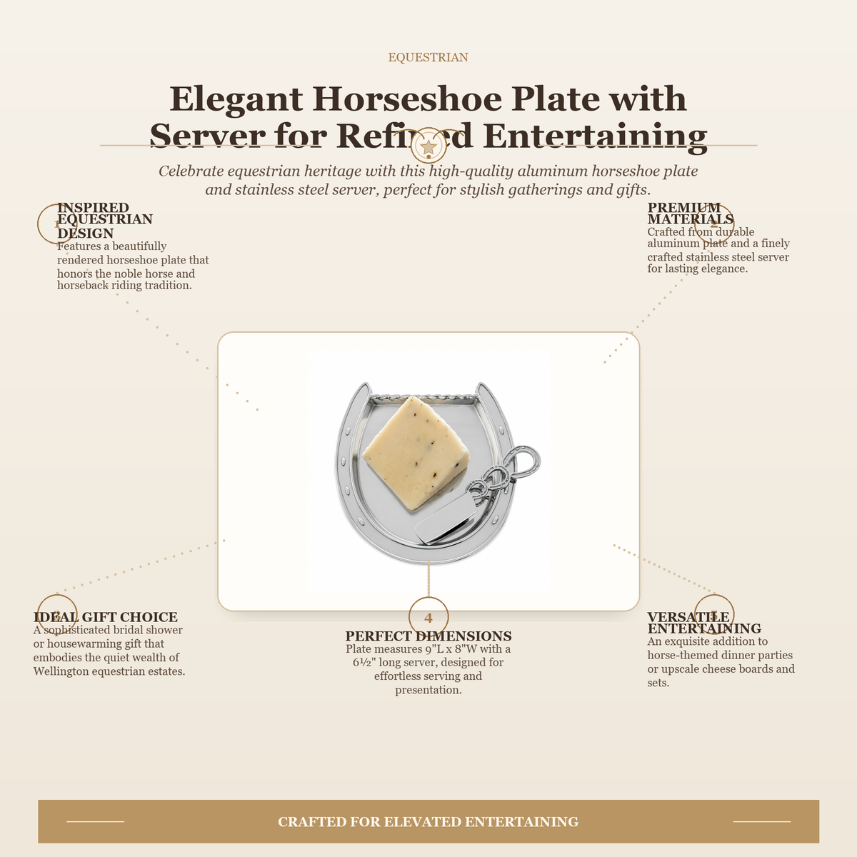 Horseshoe Plate with Server 11