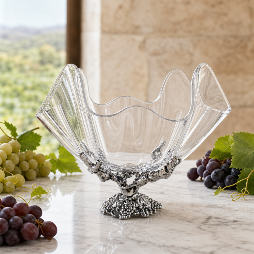 Grapevine Stand Acrylic Bowl 14 1
