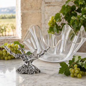 Grapevine Stand Acrylic Bowl 14 3