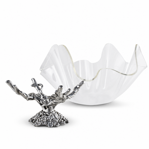 Grapevine Stand Acrylic Bowl 14 9