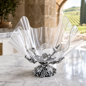 Grapevine Stand Acrylic Bowl 14 7