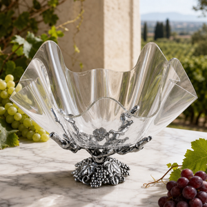Grapevine Stand Acrylic Bowl 14 4