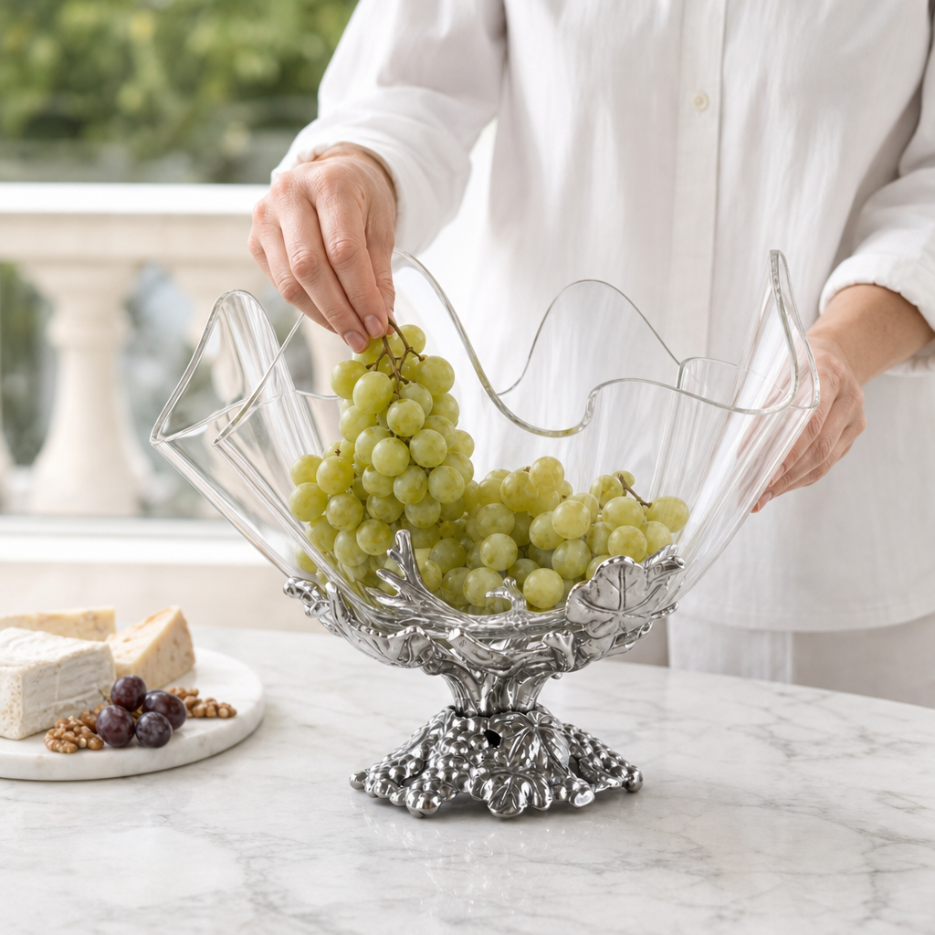 Grape Stand Acrylic Bowl 11 4