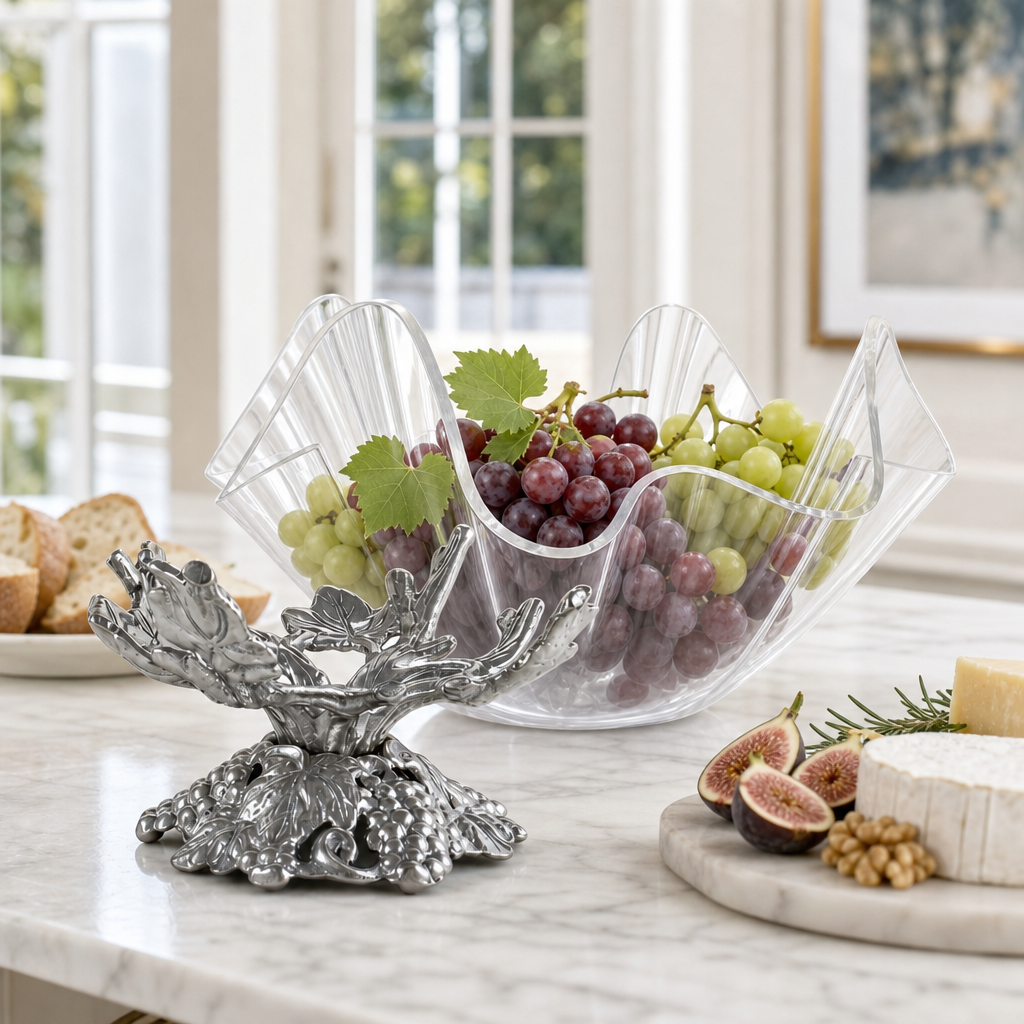 Grape Stand Acrylic Bowl 11 5