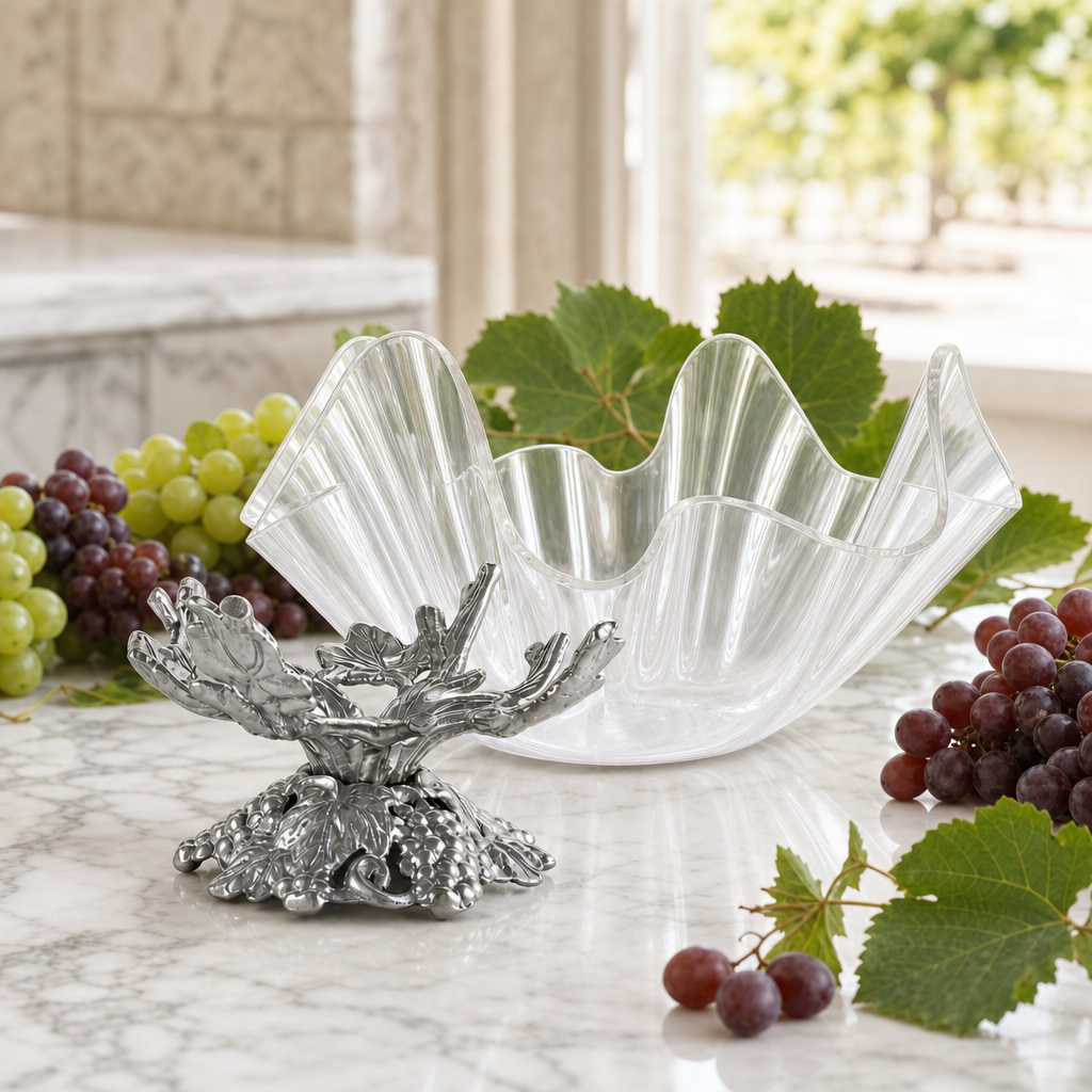 Grape Stand Acrylic Bowl 11 3