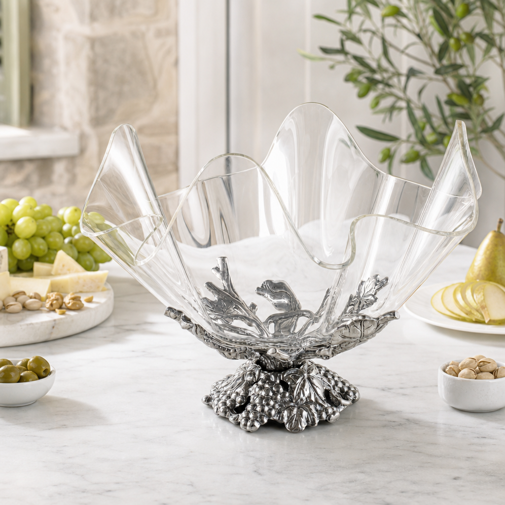 Grape Stand Acrylic Bowl 11 7