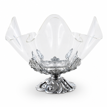 Fleur-De-Lis Stand Acrylic Bowl 11 1