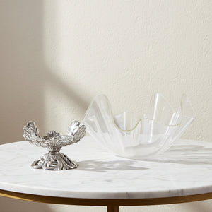 Fleur-De-Lis Stand Acrylic Bowl 11 12