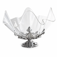 Fleur-De-Lis Stand Acrylic Bowl 14