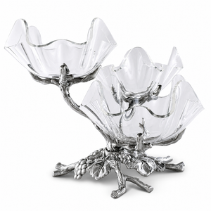 Grape Acrylic Bowls 3-Tiered Stand 1