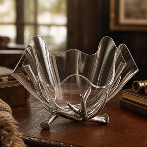Antler Stand Acrylic Bowl 14 2