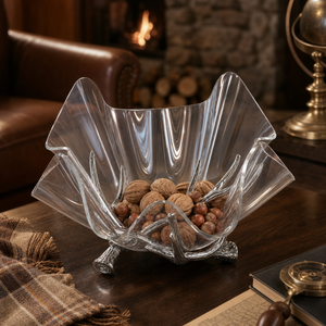 Antler Stand Acrylic Bowl 14 8