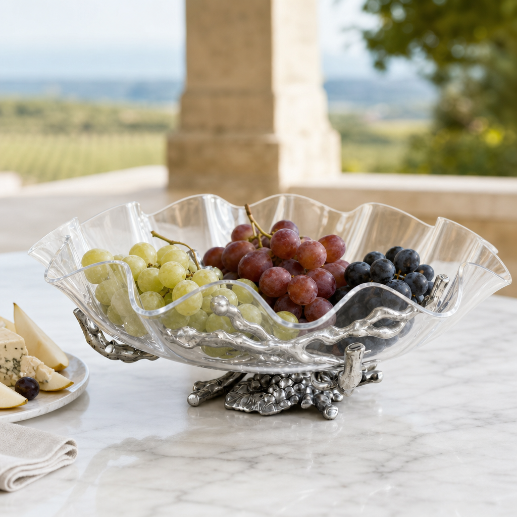 Grape Stand Acrylic Bowl 16 4