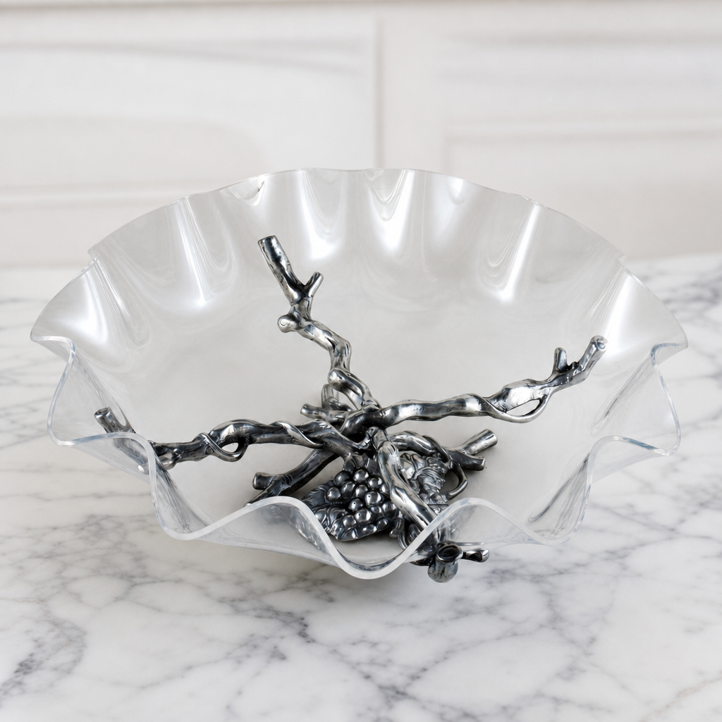 Grape Stand Acrylic Bowl 16 8