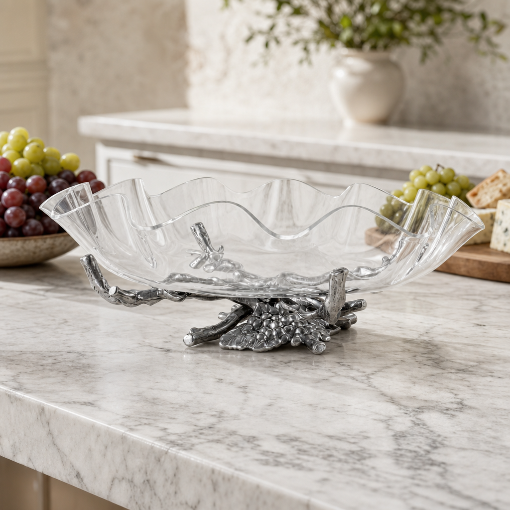 Grape Stand Acrylic Bowl 16 6