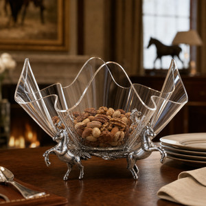 Horse Stand Acrylic Bowl 14 6