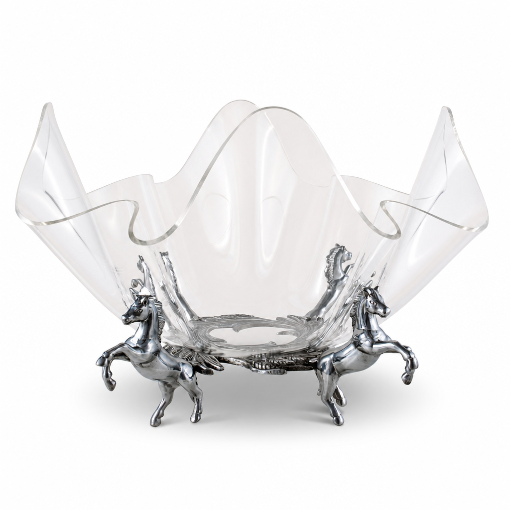 Horse Stand Acrylic Bowl 14 1