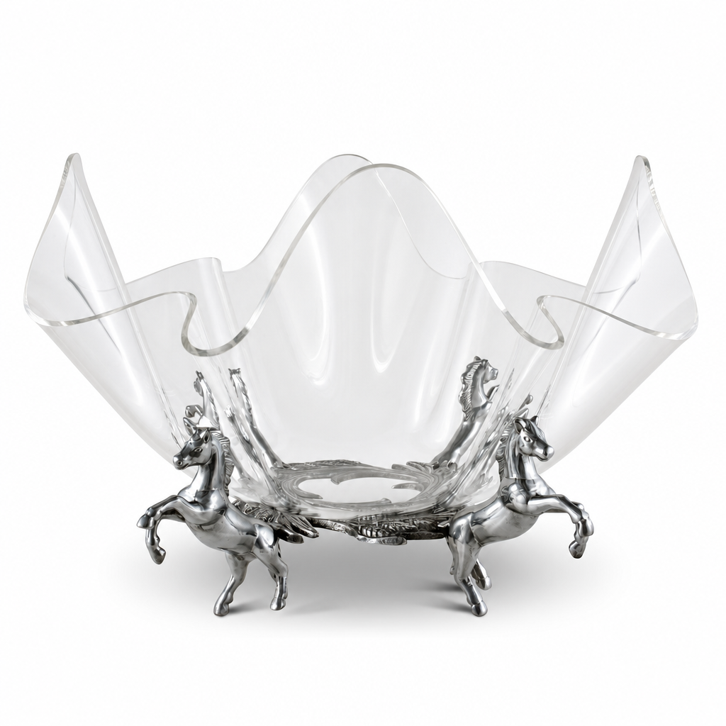 Horse Stand Acrylic Bowl 14 1