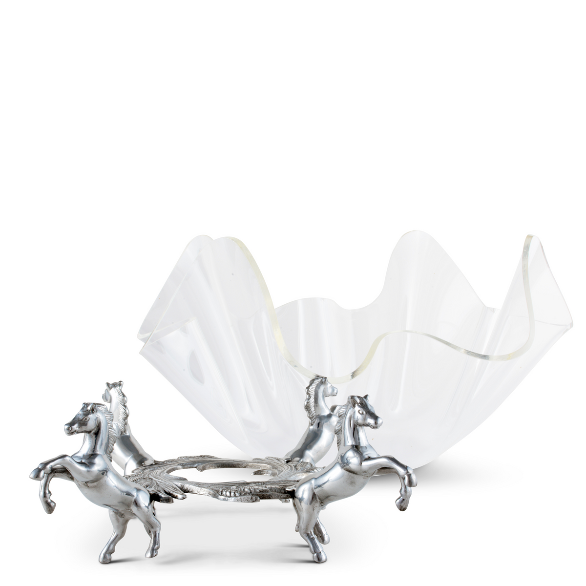 Horse Stand Acrylic Bowl 14 3