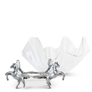Horse Stand Acrylic Bowl 14 11
