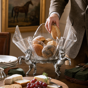 Horse Stand Acrylic Bowl 11 6