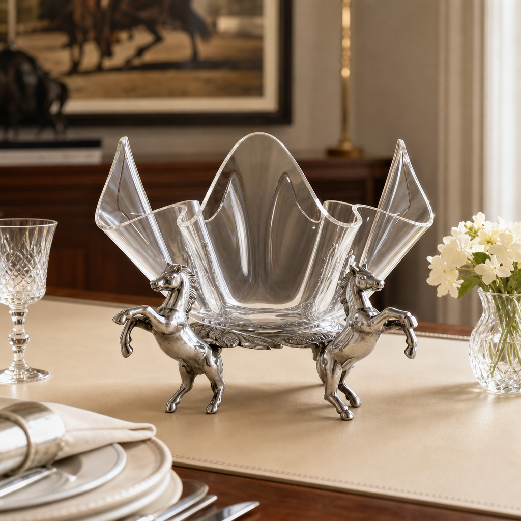 Horse Stand Acrylic Bowl 11 2
