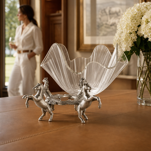 Horse Stand Acrylic Bowl 11 12