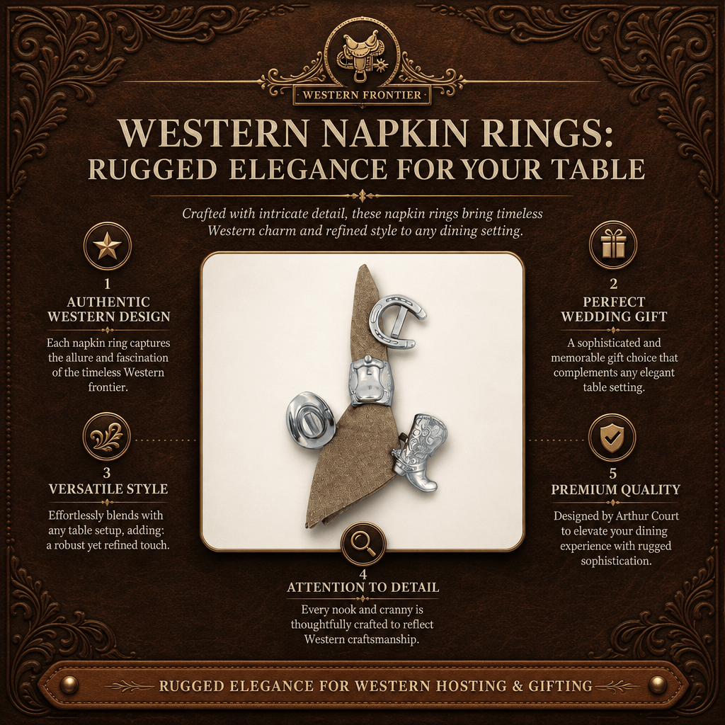 Western Napkin Rings: Rugged Elegance for Your Table