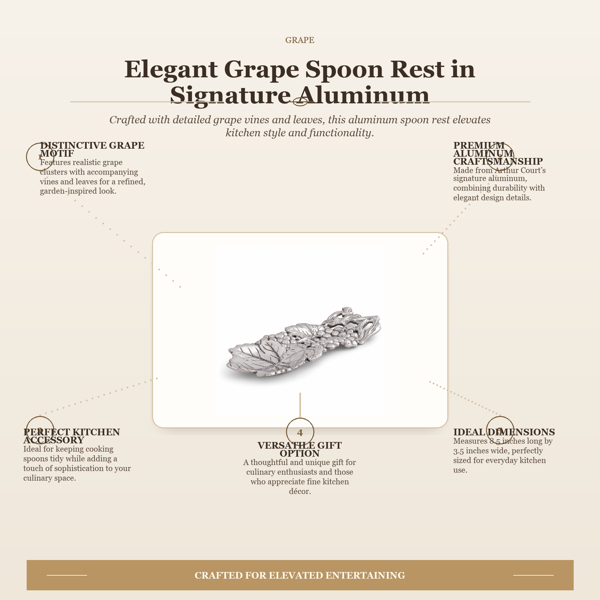 Grape Spoon Rest 6