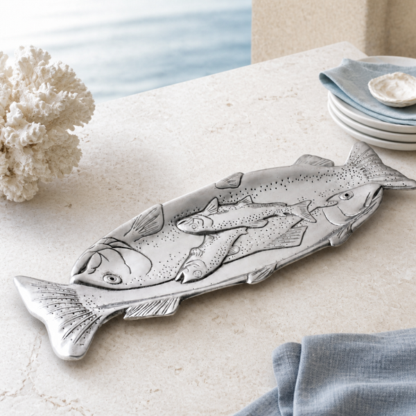 Arthur Court Trout Oblong Tray