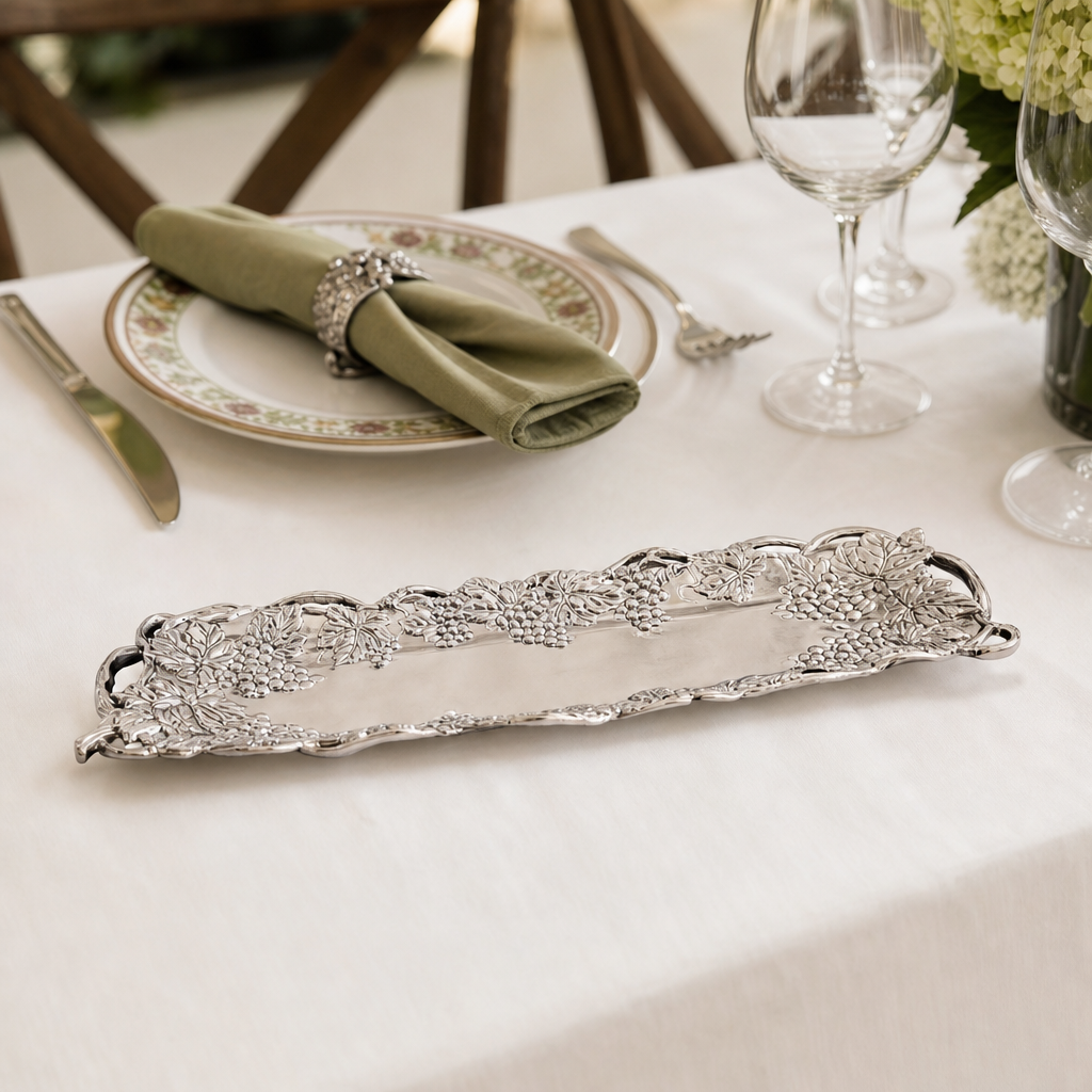 Grape Oblong Tray 8